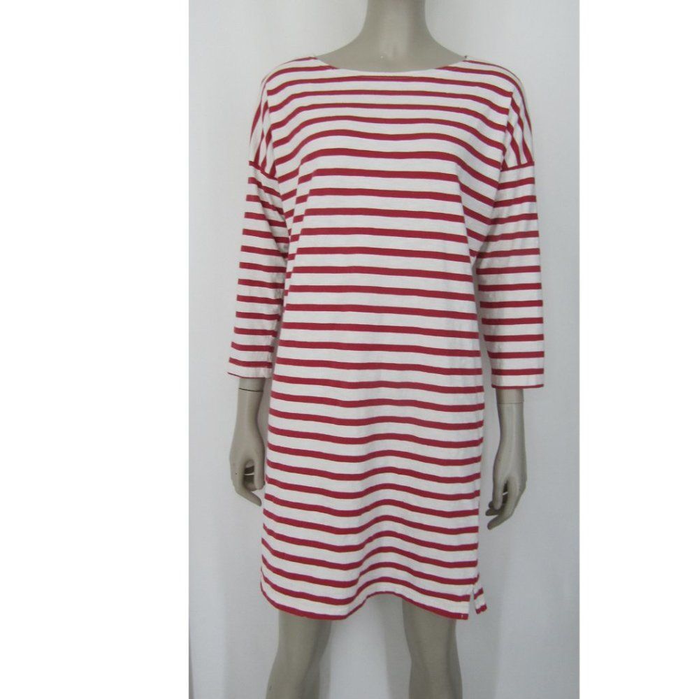 Patagonia Red and White Striped Oversized Dress - Picture 3 of 14